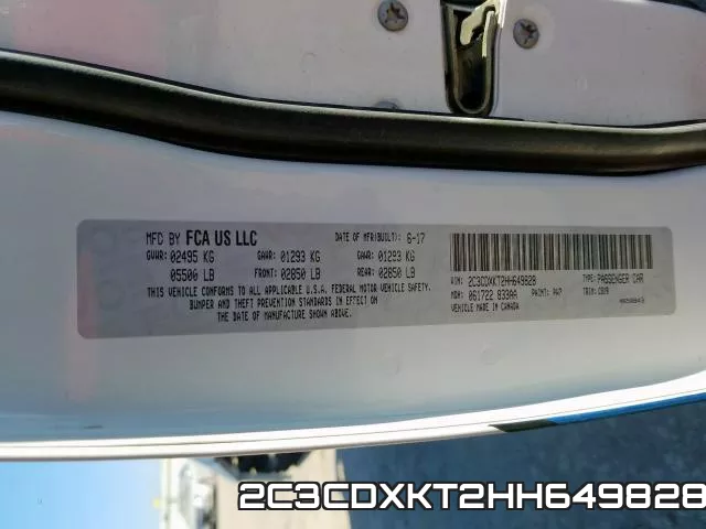 2C3CDXKT2HH649828 фото 2