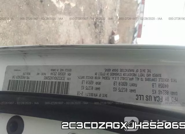 2C3CDZAGXJH252065 фото 10