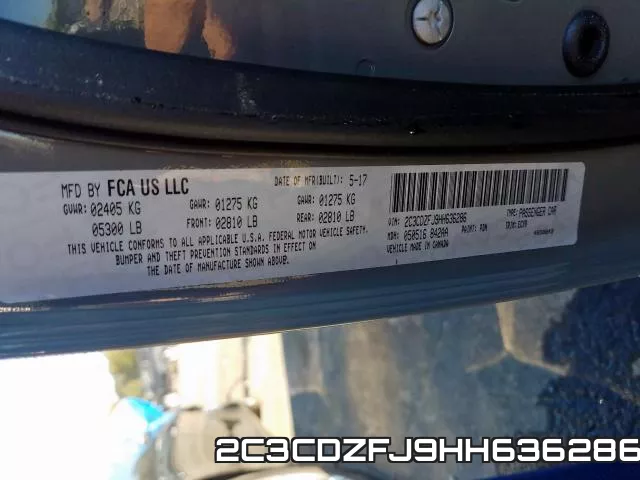 2C3CDZFJ9HH636286 фото 2