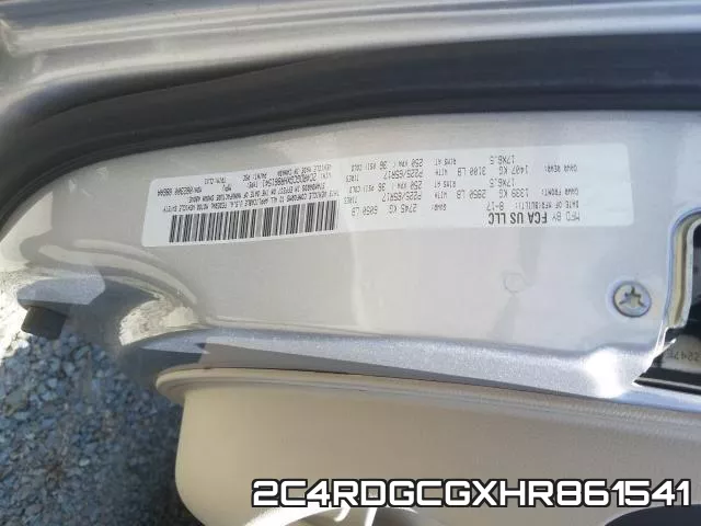 2C4RDGCGXHR861541 фото 2