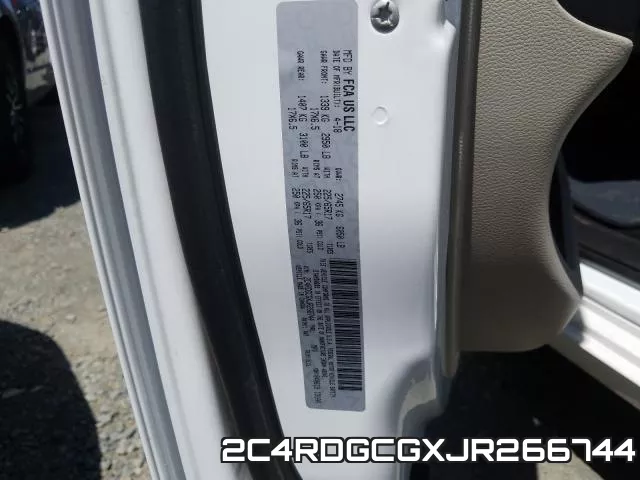 2C4RDGCGXJR266744 фото 2