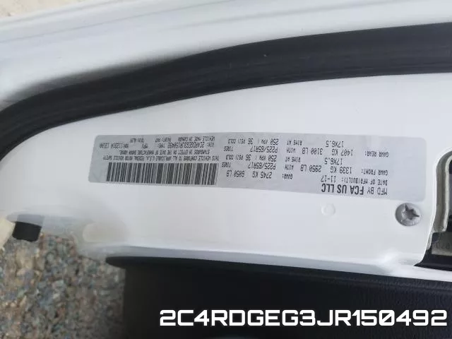 2C4RDGEG3JR150492 фото 2