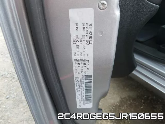 2C4RDGEG5JR150655 фото 2