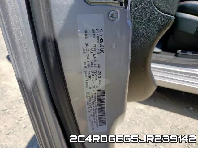 2C4RDGEG5JR239142 фото 2