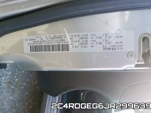 2C4RDGEG6JR299639 фото 2