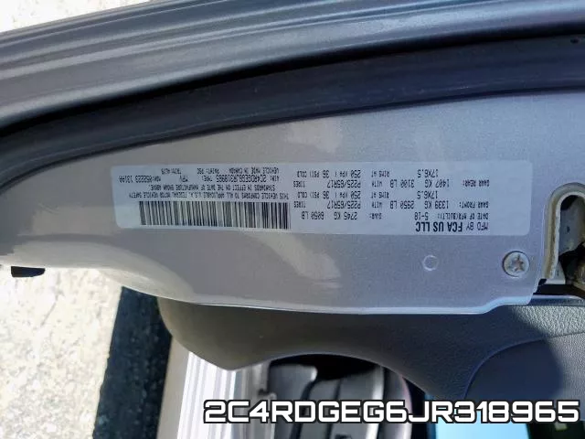 2C4RDGEG6JR318965 фото 2