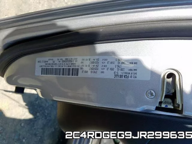 2C4RDGEG9JR299635 фото 2