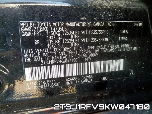 2T3J1RFV9KW047180 фото 2