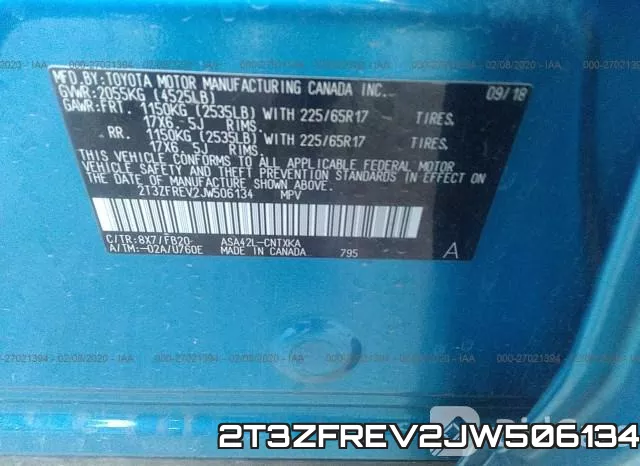 2T3ZFREV2JW506134 фото 10