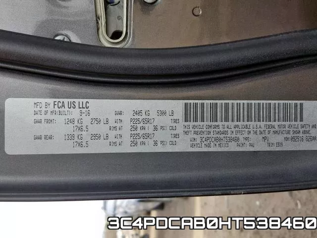 3C4PDCAB0HT538460 фото 2