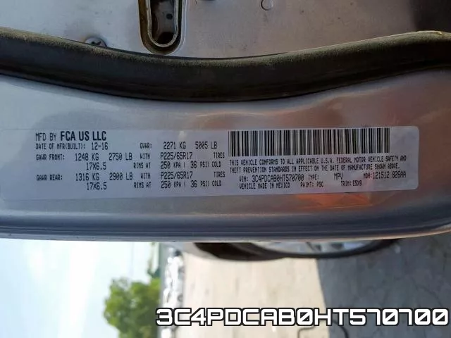 3C4PDCAB0HT570700 фото 2