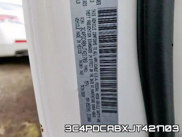 3C4PDCABXJT421703 фото 2