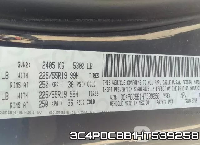 3C4PDCBB1HT539258 фото 10