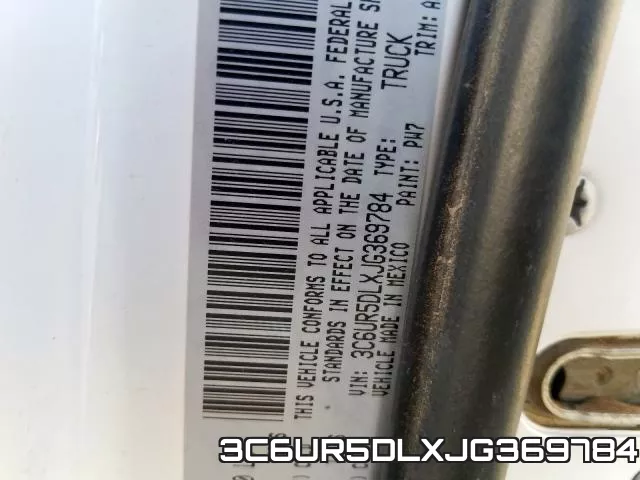 3C6UR5DLXJG369784 фото 2