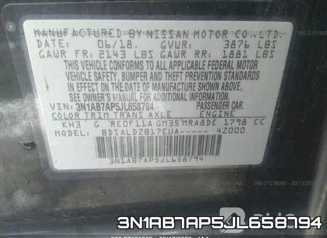 3N1AB7AP5JL658794 фото 10
