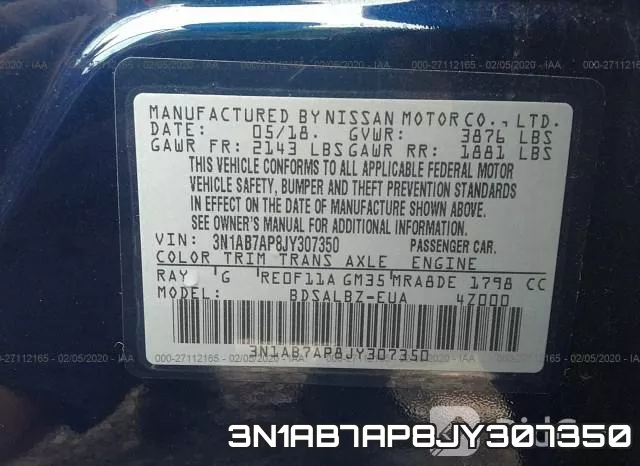 3N1AB7AP8JY307350 фото 10