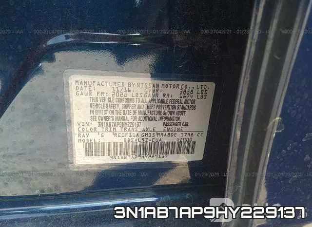 3N1AB7AP9HY229137 фото 10