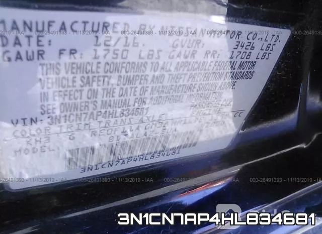 3N1CN7AP4HL834681 фото 10