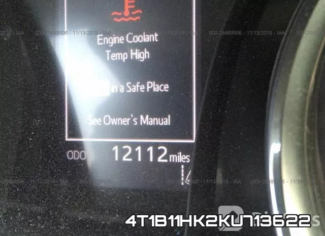 4T1B11HK2KU713622 фото 8