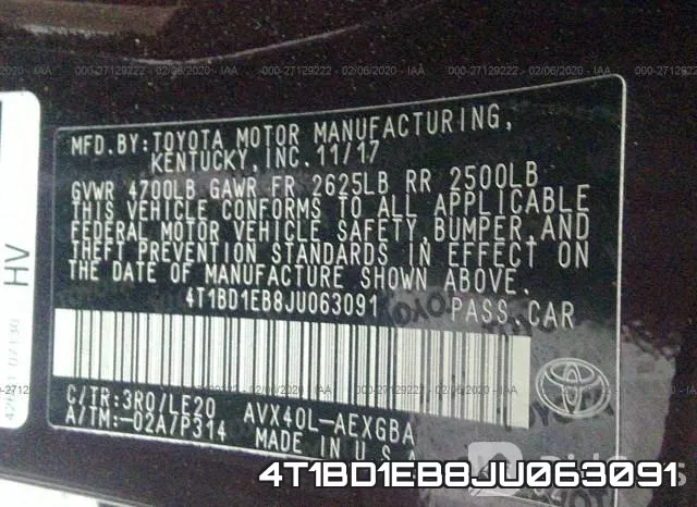 4T1BD1EB8JU063091 фото 10