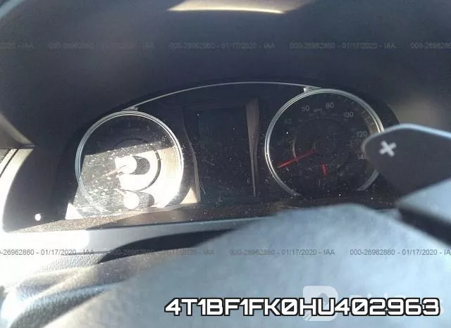 4T1BF1FK0HU402963 фото 8