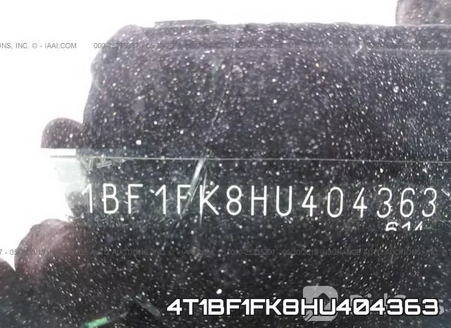 4T1BF1FK8HU404363 фото 10