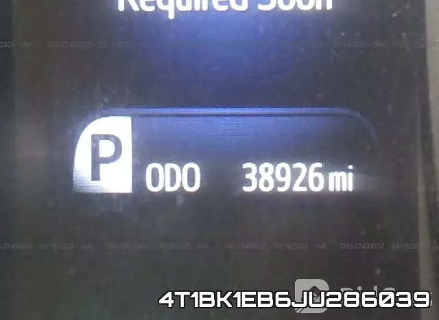 4T1BK1EB6JU286039 фото 8