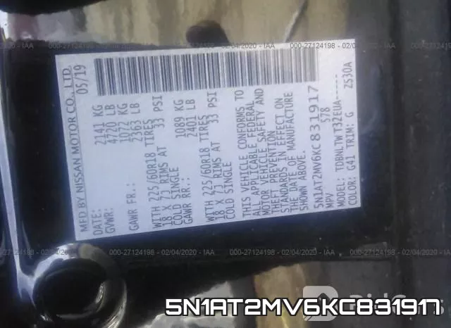 5N1AT2MV6KC831917 фото 10