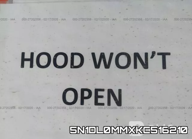 5N1DL0MMXKC516210 фото 2
