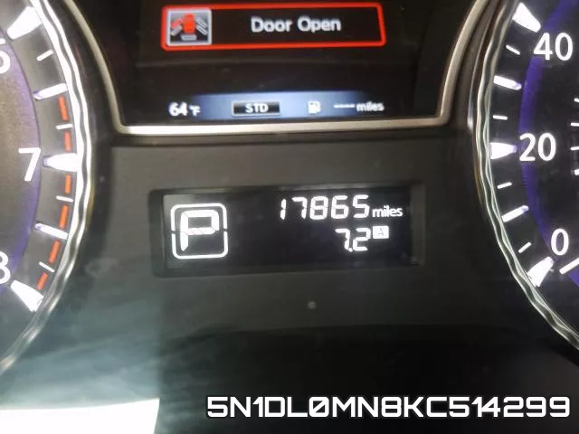 5N1DL0MN8KC514299 фото 9