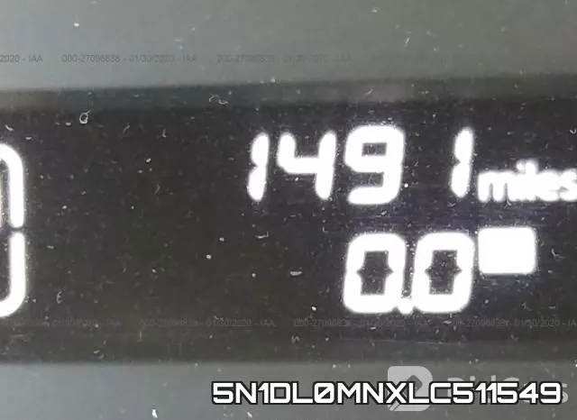 5N1DL0MNXLC511549 фото 8