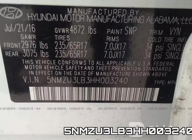 5NMZU3LB3HH003240 фото 10