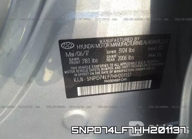 5NPD74LF7HH201137 фото 10