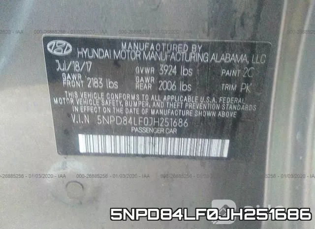5NPD84LF0JH251686 фото 10