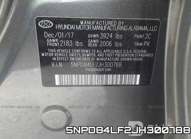 5NPD84LF2JH300788 фото 10