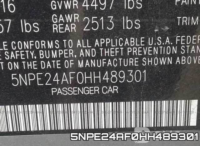 5NPE24AF0HH489301 фото 10