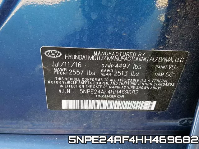 5NPE24AF4HH469682 фото 2