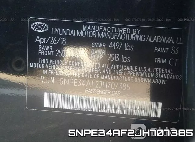 5NPE34AF2JH707385 фото 10