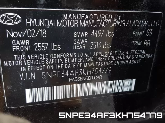 5NPE34AF3KH754779 фото 2
