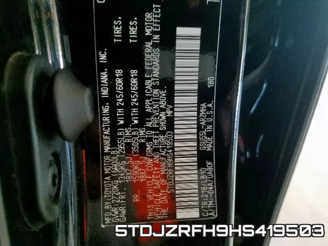5TDJZRFH9HS419503 фото 2