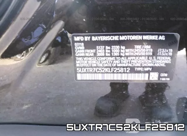 5UXTR7C52KLF25812 фото 10