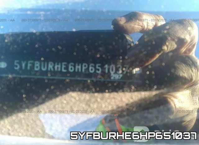 5YFBURHE6HP651037 фото 10