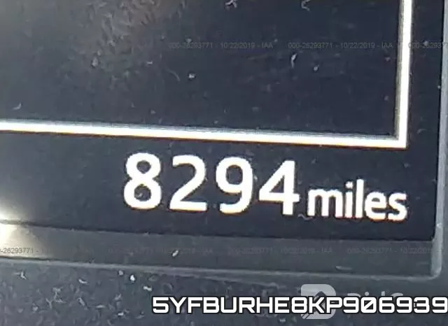 5YFBURHE8KP906939 фото 8