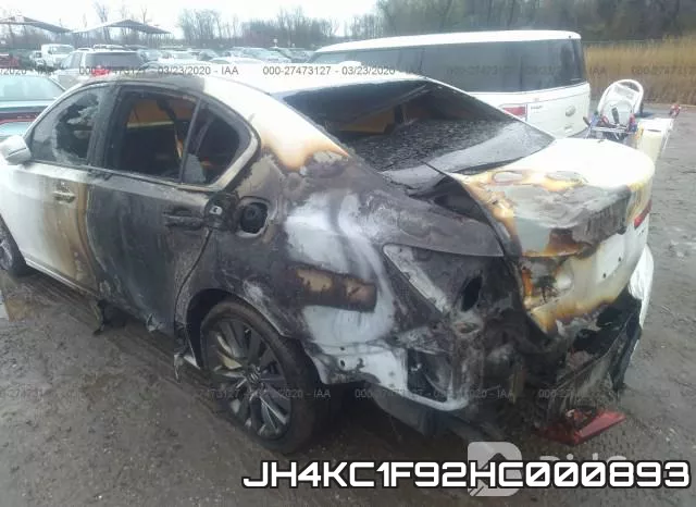 JH4KC1F92HC000893 фото 7