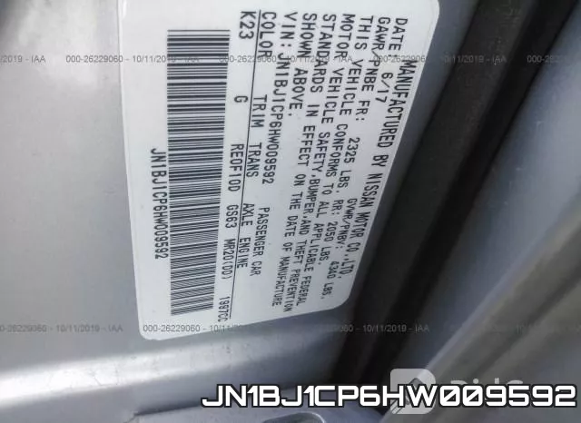 JN1BJ1CP6HW009592 фото 10