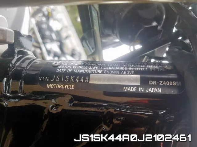 JS1SK44A0J2102461 фото 2