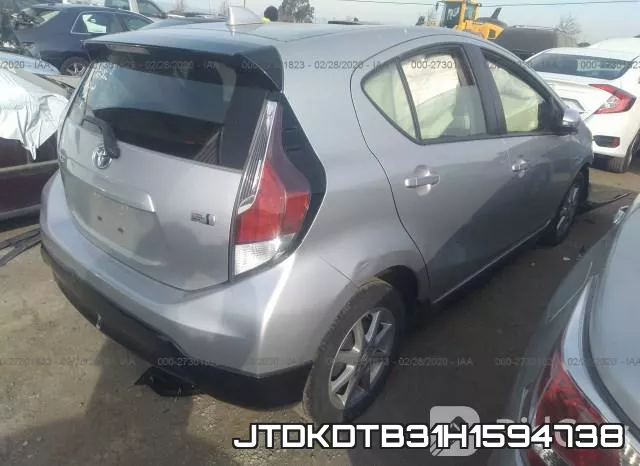 JTDKDTB31H1594738 фото 5