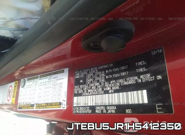 JTEBU5JR1H5412350 фото 10