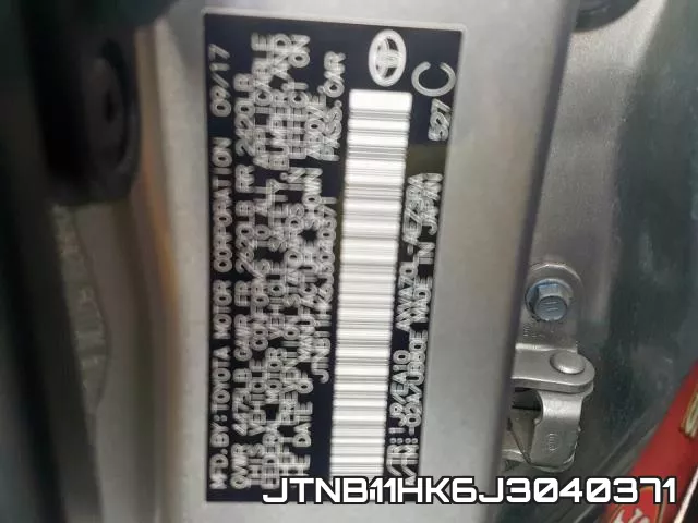 JTNB11HK6J3040371 фото 2