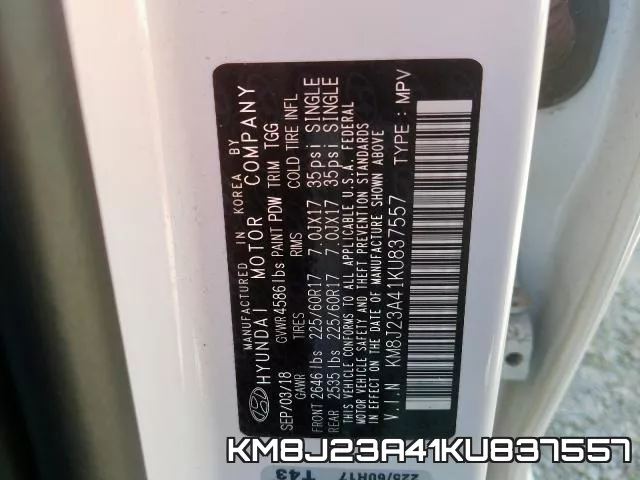 KM8J23A41KU837557 фото 2